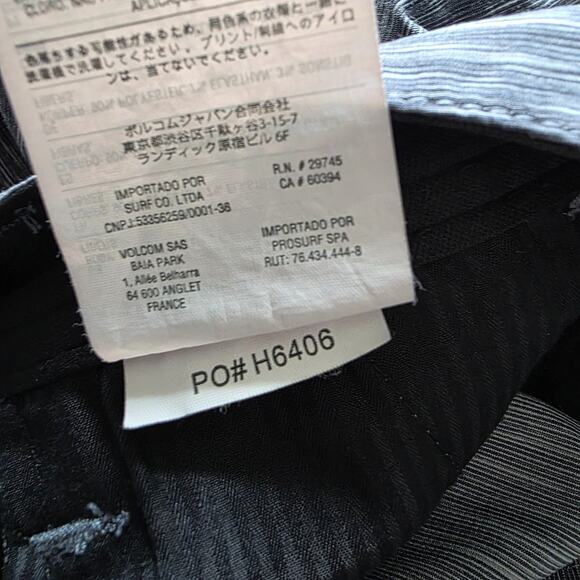 Volcom Shorts Mens 30 Heathered Gray Surf & Turf Hybrid 4 Way Stretch - Picture 6 of 11